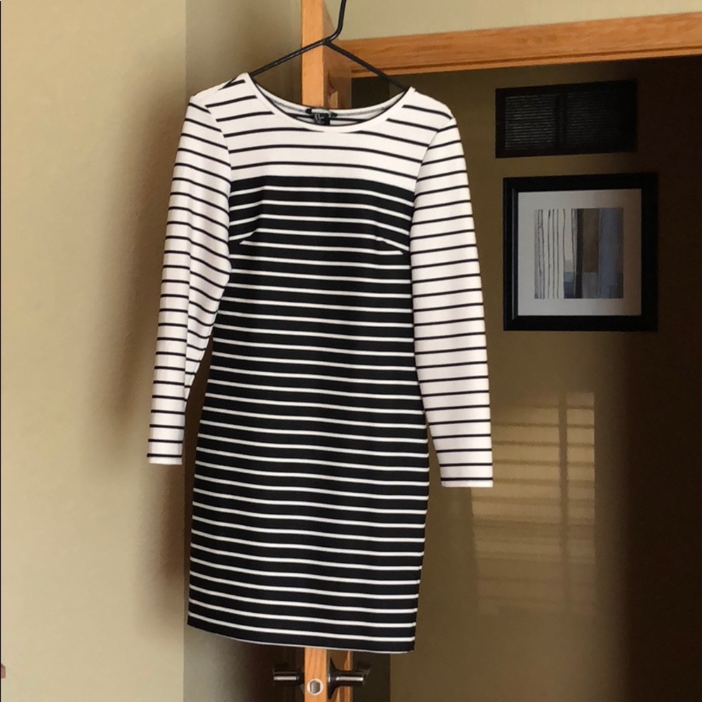 Black and white dress